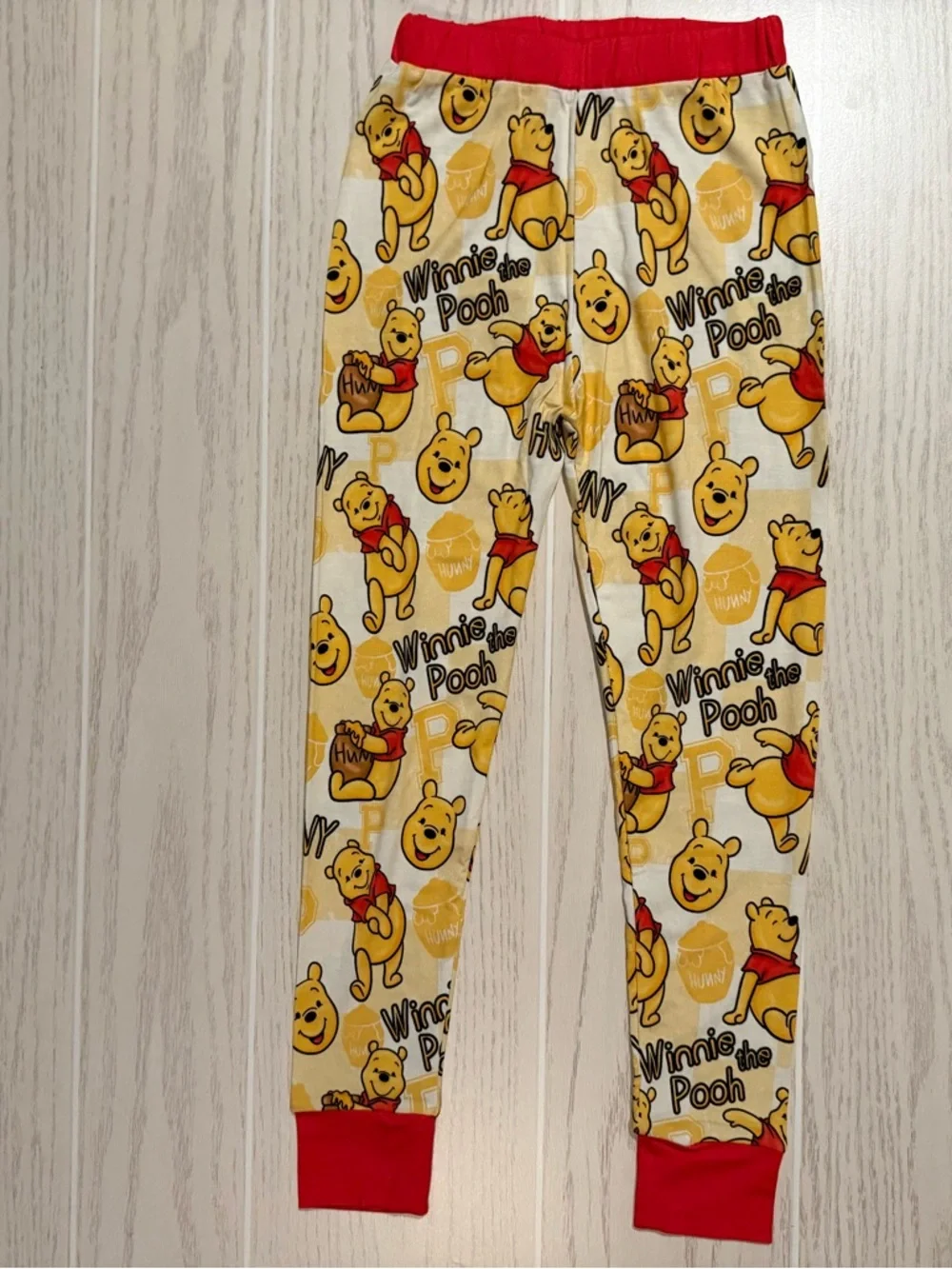 Yaritza Boutique Bamboo Pajamas Unisex Kids 5-6Y Winnie Pooh‎ Hunny 2PC NWT